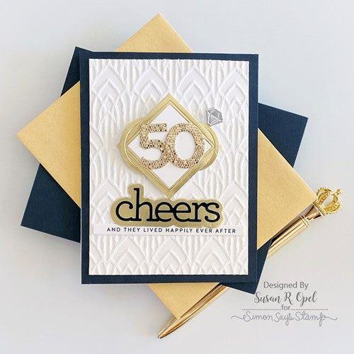 Simon Says Stamp! CZ Design Wafer Dies CHEERS czd189 Diecember
