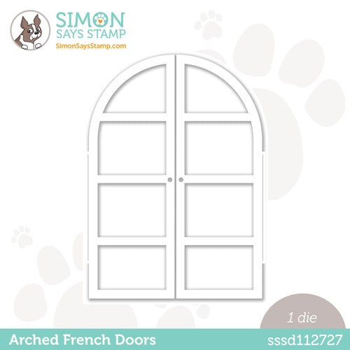 Simon Says Stamp! Simon Says Stamp ARCHED FRENCH DOORS Wafer Die sssd112727 Diecember