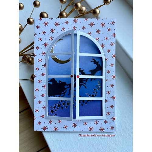 Simon Says Stamp! Simon Says Stamp ARCHED FRENCH DOORS Wafer Die sssd112727 Diecember
