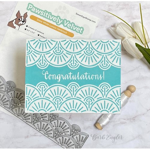 Simon Says Stamp! Simon Says Stamp FANFARE BORDER Wafer Die sssd112726 Diecember | color-code:ALT1