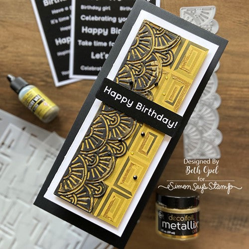 Simon Says Stamp! Simon Says Stamp FANFARE BORDER Wafer Die sssd112726 Diecember | color-code:ALT2