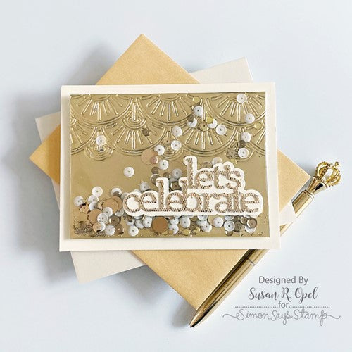 Simon Says Stamp! Simon Says Stamp FANFARE BORDER Wafer Die sssd112726 Diecember