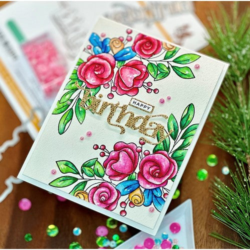Simon Says Stamp! Simon Says Stamp FANCY BIRTHDAY Wafer Dies sssd112749 Diecember