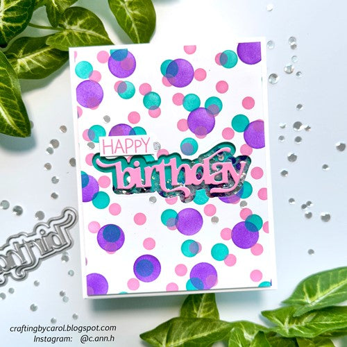 Simon Says Stamp! Simon Says Stamp FANCY BIRTHDAY Wafer Dies sssd112749 Diecember