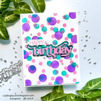 Simon Says Stamp! Simon Says Stamp FANCY BIRTHDAY Wafer Dies sssd112749 Diecember