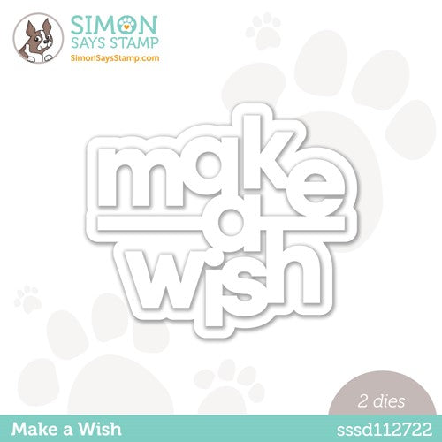Simon Says Stamp! Simon Says Stamp MAKE A WISH Wafer Dies sssd112722 Diecember