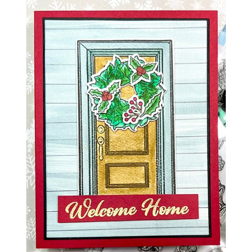 Simon Says Stamp! Brutus Monroe WELCOME HOME Clear Stamps bru8095