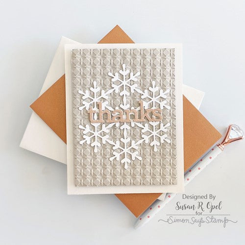 Simon Says Stamp! Simon Says Stamp SNOWFLAKE MEDALLION Wafer Die s822 Diecember