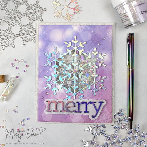 Simon Says Stamp! Simon Says Stamp SNOWFLAKE MEDALLION Wafer Die s822 Diecember