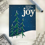 Simon Says Stamp! RESERVE Simon Says Stamp POINTED EVERGREENS Wafer Die s825 Diecember