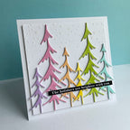 Simon Says Stamp! RESERVE Simon Says Stamp POINTED EVERGREENS Wafer Die s825 Diecember