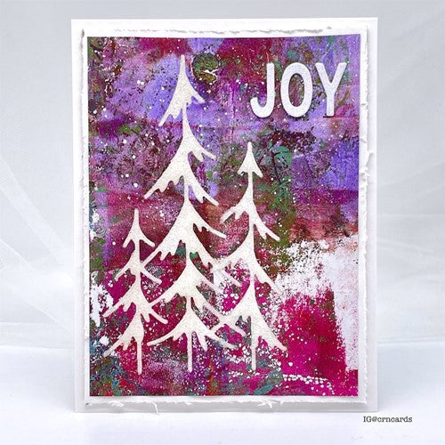 Simon Says Stamp! RESERVE Simon Says Stamp POINTED EVERGREENS Wafer Die s825 Diecember