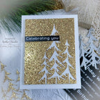 Simon Says Stamp! RESERVE Simon Says Stamp POINTED EVERGREENS Wafer Die s825 Diecember