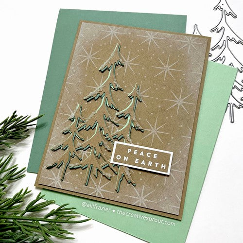 Simon Says Stamp! RESERVE Simon Says Stamp POINTED EVERGREENS Wafer Die s825 Diecember | color-code:ALT8