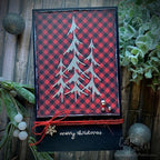 Simon Says Stamp! RESERVE Simon Says Stamp POINTED EVERGREENS Wafer Die s825 Diecember