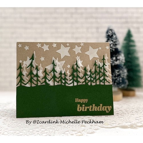 Simon Says Stamp! Simon Says Stamp LITTLE EVERGREEN TREES Wafer Die s820 Diecember