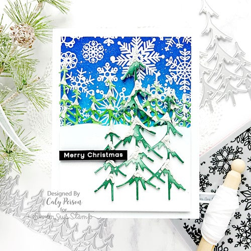 Simon Says Stamp! Simon Says Stamp LITTLE EVERGREEN TREES Wafer Die s820 Diecember | color-code:ALT4