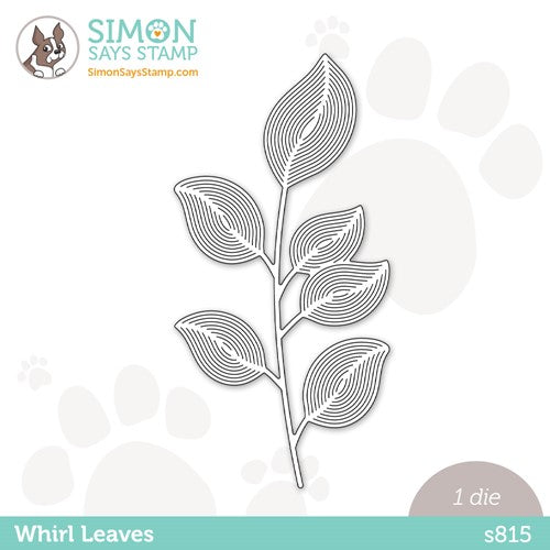 Simon Says Stamp! Simon Says Stamp WHIRL LEAVES Wafer Die s815 Diecember