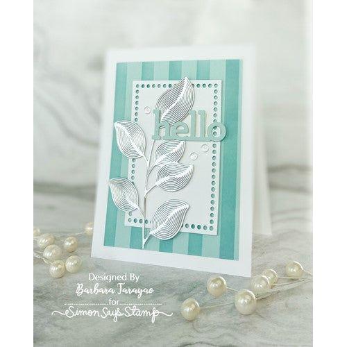 Simon Says Stamp! Simon Says Stamp WHIRL LEAVES Wafer Die s815 Diecember