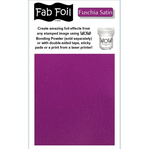 Simon Says Stamp! WOW Fab Foil SATIN FUSCHIA W216-FU35