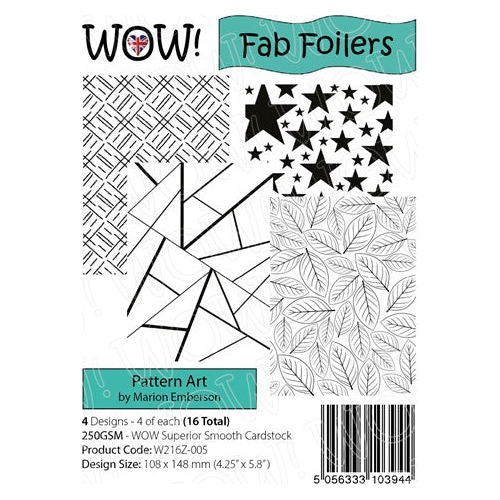Simon Says Stamp! WOW Fab Foilers PATTERN ART W216Z-005