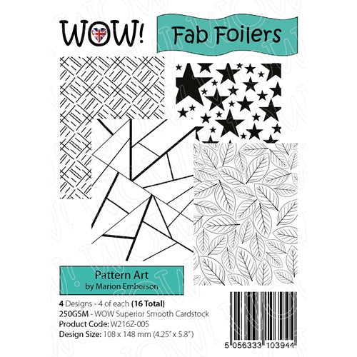 Simon Says Stamp! WOW Fab Foilers PATTERN ART W216Z-005