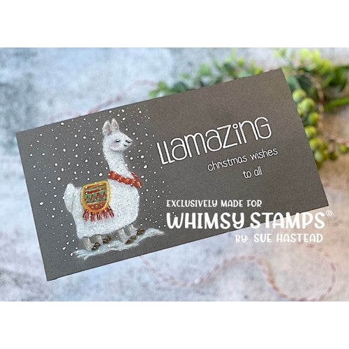 Simon Says Stamp! Whimsy Stamps LLAMAZING LLAMAS Clear Stamps BS1053