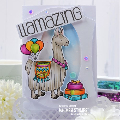 Simon Says Stamp! Whimsy Stamps LLAMAZING LLAMAS Clear Stamps BS1053