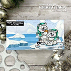 Simon Says Stamp! Whimsy Stamps POLAR OPPOSITES Clear Stamps DP1103