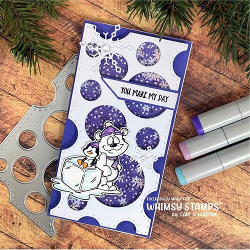Simon Says Stamp! Whimsy Stamps POLAR OPPOSITES Clear Stamps DP1103