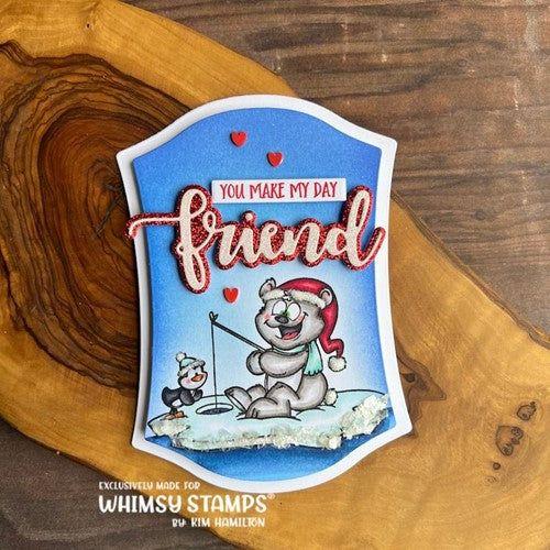 Simon Says Stamp! Whimsy Stamps POLAR OPPOSITES Clear Stamps DP1103
