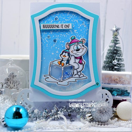 Simon Says Stamp! Whimsy Stamps POLAR OPPOSITES Clear Stamps DP1103