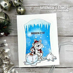 Simon Says Stamp! Whimsy Stamps POLAR OPPOSITES Clear Stamps DP1103