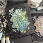 Simon Says Stamp! Hero Arts NEBULA CLUSTER Stencil SA219 | color-code:ALT3