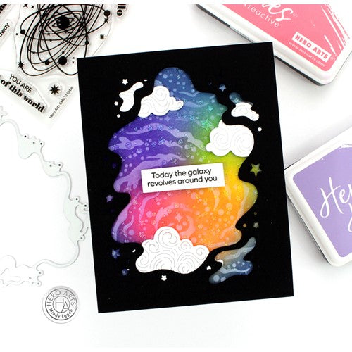 Simon Says Stamp! Hero Arts STAR CLUSTER Stencil SA218