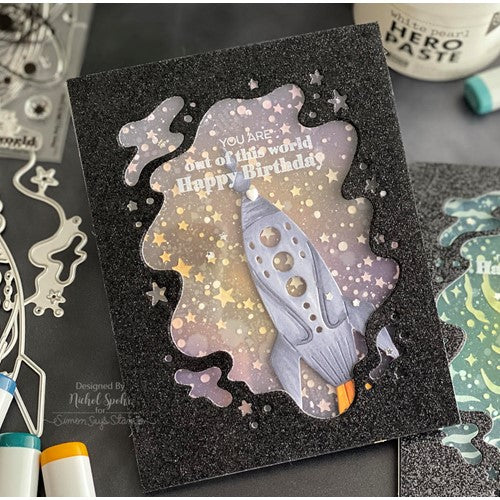Simon Says Stamp! Hero Arts STAR CLUSTER Stencil SA218 | color-code:ALT4