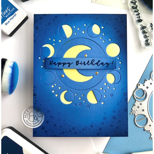 Simon Says Stamp! Hero Arts Fancy Cuts Die MOON PHASES WINDOW DF101