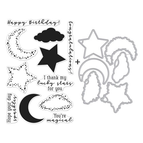Simon Says Stamp! Hero Arts YOU'RE MAGICAL Clear Stamp and Die Combo SB348