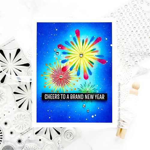 Simon Says Stamp! My Favorite Things FESTIVE FIREWORKS Clear Stamps cs744 | color-code:ALT1