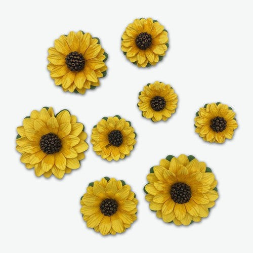 Simon Says Stamp! 49 and Market SUNFLOWERS Handmade Paper Flowers FM37803