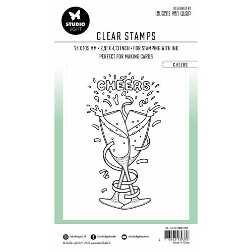 Simon Says Stamp! Studio Light CHEERS Clear Stamps blesstamp353
