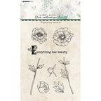 Simon Says Stamp! Studio Light SINGLE PEONY ELEMENTS Essentials Clear Stamps jmaesstamp339