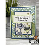 Simon Says Stamp! Riley and Company Funny Bones OUR OPEN DOOR POLICY Cling Rubber Stamp RWD-1098