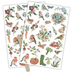 Simon Says Stamp! Craft Consortium LITTLE ROBIN REDBREAST Rub Ons CCRUBT005