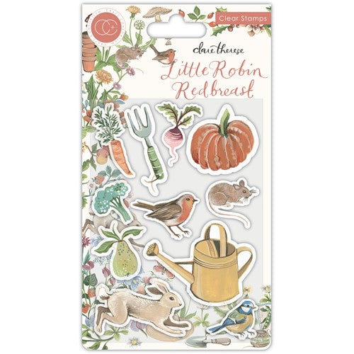 Simon Says Stamp! Craft Consortium LITTLE ROBIN REDBREAST Clear Stamps CCSTMP085