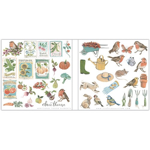 Simon Says Stamp! Craft Consortium LITTLE ROBIN REDBREAST 6 x 6  Paper Pad CCPPAD040B