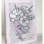 Simon Says Stamp! Julie Hickey Designs SHAPES NUMBER 1 Stencil JHD-STEN-1004