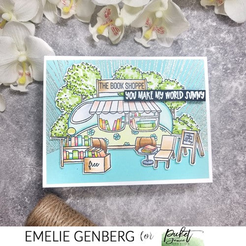 Simon Says Stamp! Picket Fence Studios MY WORLD REVOLVES AROUND YOU Clear Stamps bb189