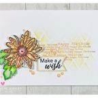 Simon Says Stamp! Julie Hickey Designs PETER'S CHRYSANTHEMUMS Clear Stamps DS-PT-1026