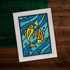 Simon Says Stamp! Paper Rose MOSAIC FISH Die 28501